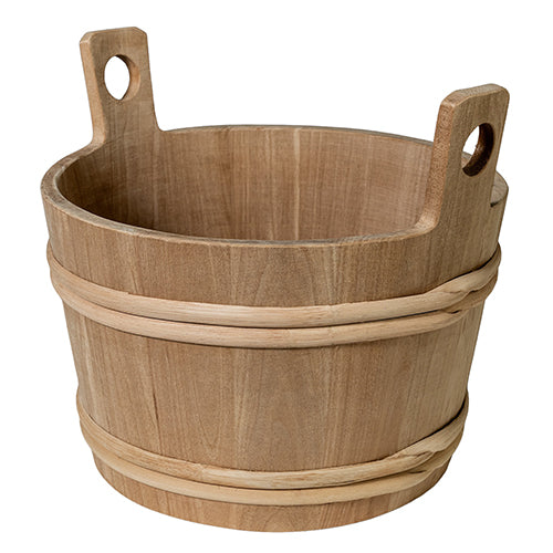 PROSAUNAS XL 12L Natural Thermo-Aspen Wood Sauna Bucket
