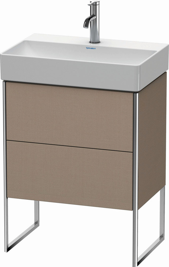Duravit XSquare 23" Linen Two Drawer Floorstanding Vanity Unit (XS445307575)