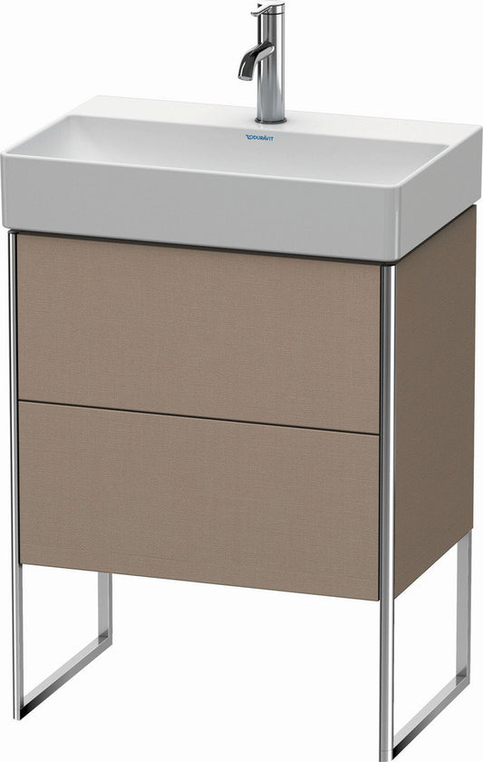 Duravit XSquare 23" Linen Two Drawer Floorstanding Vanity Unit (XS445307575)