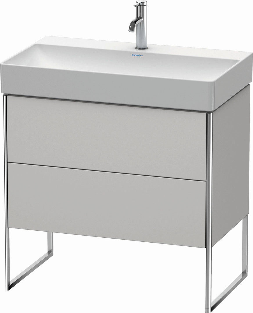 Duravit XSquare 31" Nordic White Two Drawer Floorstanding Vanity Unit (XS444303939)