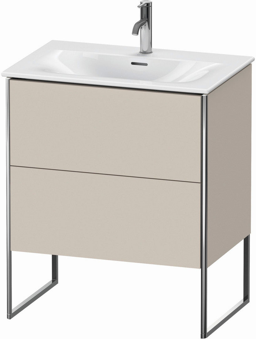 Duravit XSquare 28" Taupe Two Drawer Floorstanding Vanity Unit (XS452309191)