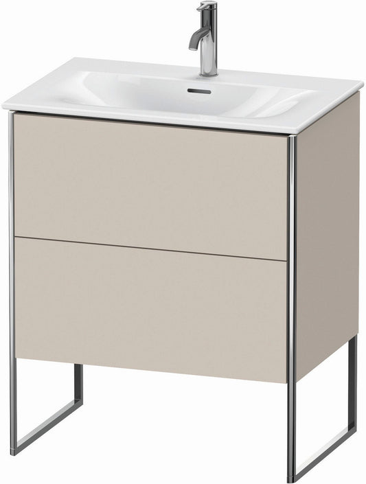 Duravit XSquare 28" Taupe Two Drawer Floorstanding Vanity Unit (XS452309191)