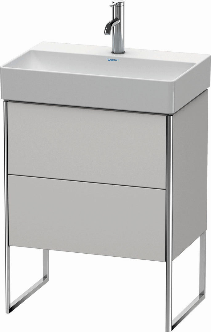 Duravit XSquare 23" Nordic White Two Drawer Floorstanding Vanity Unit (XS445303939)