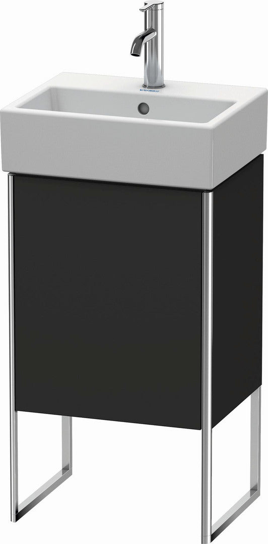 Duravit XSquare 17" Graphite One Door Floorstanding Vanity Unit (XS4470L8080)
