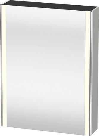 Duravit XSquare 24" Concrete Gray Mirror Cabinet With Lighting (XS7111L0707)