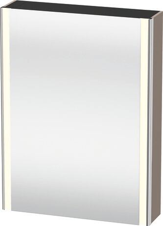 Duravit XSquare 24" Basalt Mirror Cabinet With Lighting (XS7111L4343)
