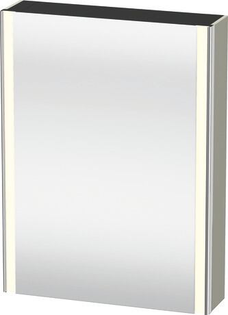 Duravit XSquare 24" Taupe Mirror Cabinet With Lighting (XS7111L6060)
