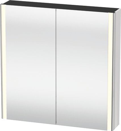 Duravit XSquare 31" White High Gloss Mirror Cabinet With Lighting (XS711202222)