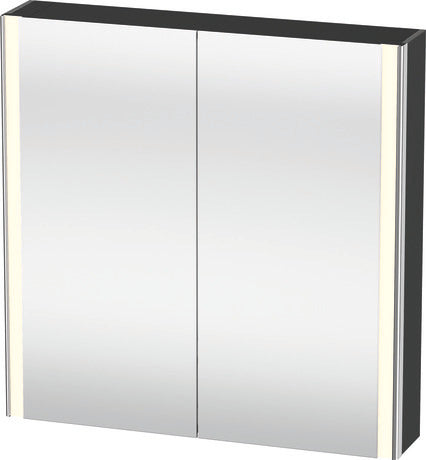 Duravit XSquare 31" Graphite Mirror Cabinet With Lighting (XS711204949)