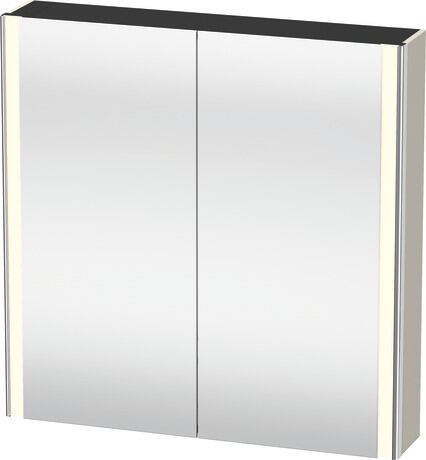 Duravit XSquare 31" Taupe Mirror Cabinet With Lighting (XS711209191)