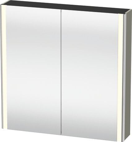 Duravit XSquare 31" Stone Gray Mirror Cabinet With Lighting (XS711209292)