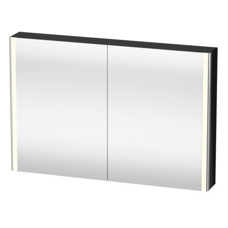 Duravit XSquare 47" Black Mirror Cabinet With Lighting (XS711404040)