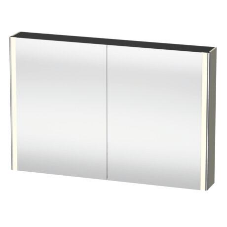 Duravit XSquare 47" Stone Gray Mirror Cabinet With Lighting (XS711409292)