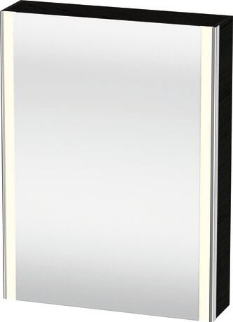 Duravit XSquare 24" Oak Black Mirror Cabinet With Lighting (XS7111L1616)