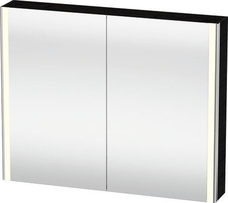 Duravit XSquare 39" Oak Black Mirror Cabinet With Lighting (XS711301616)