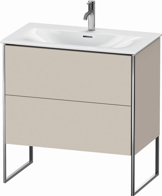 Duravit XSquare 32" Taupe Two Drawer Floorstanding Vanity Unit (XS452409191)