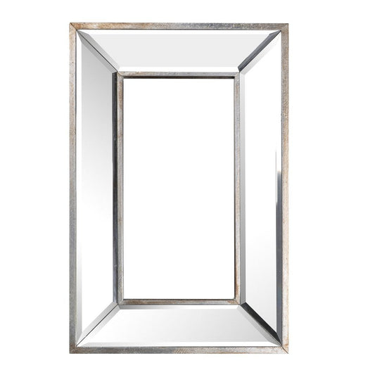 A&B Home 18" x 12" Bundle of 26 Rectangular Medium Silver Metal Frame Wall-Mounted Mirror