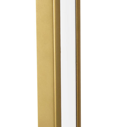 A&B Home 18" x 79" Bundle of 3 Rectangular 360 Degree Storage Gold Floor Mirror With Led Light Trim