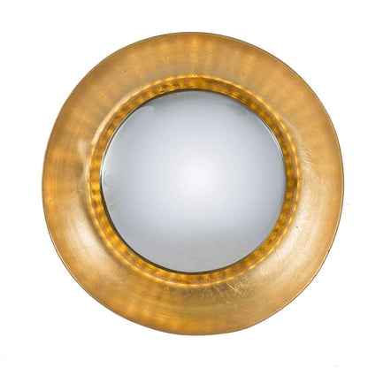 A&B Home 19" x 19" Bundle of 11 Round Gold With LED Lighting Wall-Mounted Mirror