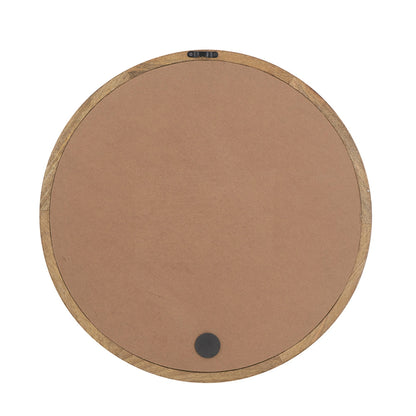 A&B Home 20" x 20" Bundle of 36 Round Natural Brown Frame Wall-Mounted Mirror