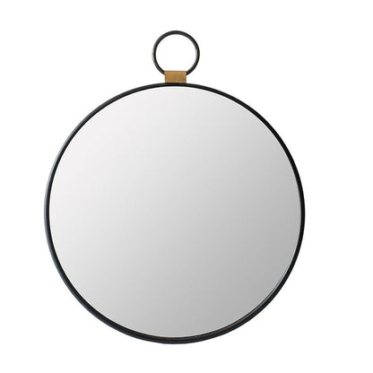 A&B Home 20" x 23" Bundle of 44 Oval Shaped Black Metal Frame Wall-Mounted Mirror