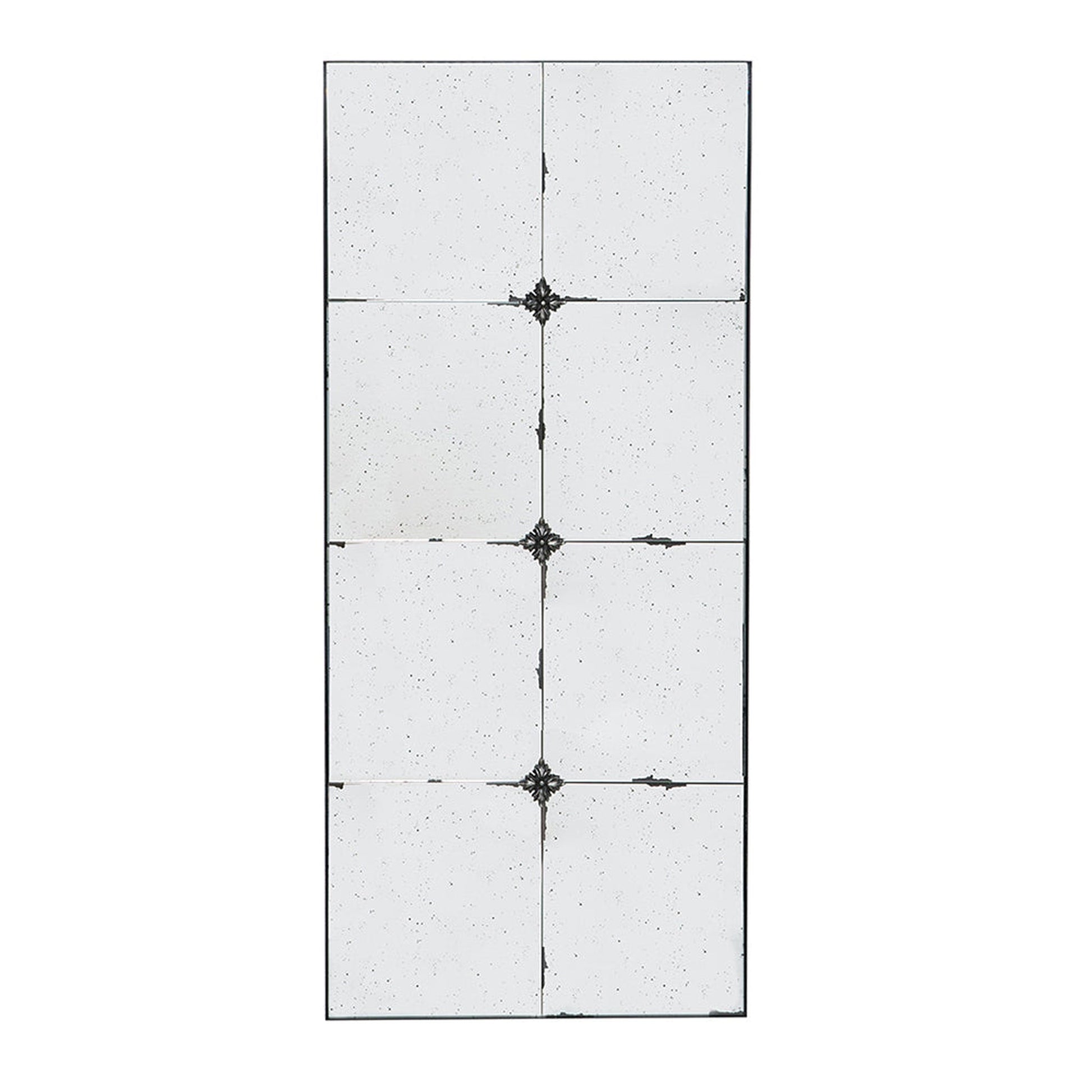 A&B Home 21" x 47" Bundle of 12 Rectangular Antique Glass Wall-Mounted Mirror