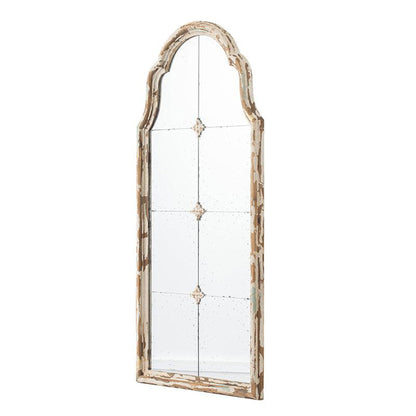 A&B Home 22" x 48" Bundle of 15 Cream & Gold Wood Frame Large Wall-Mounted Mirror