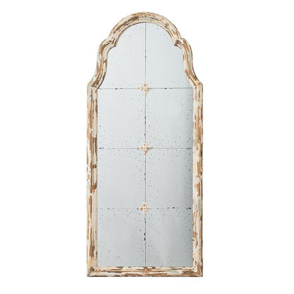 A&B Home 22" x 48" Bundle of 9 Cream & Gold Wood Frame Large Wall-Mounted Mirror