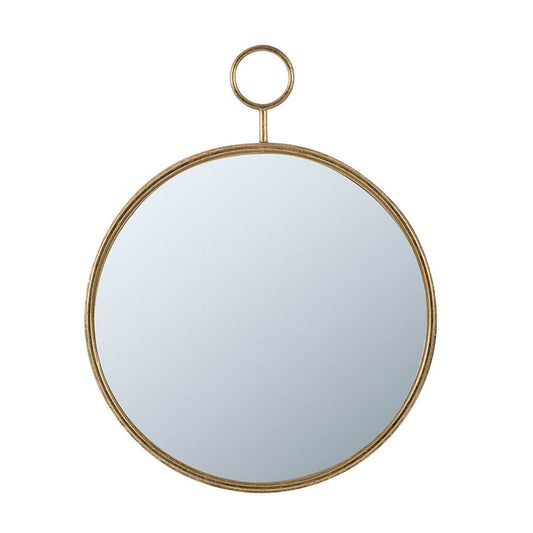 A&B Home 23" x 29" Bundle of 21 Round Gold Frame Wall-Mounted Mirror