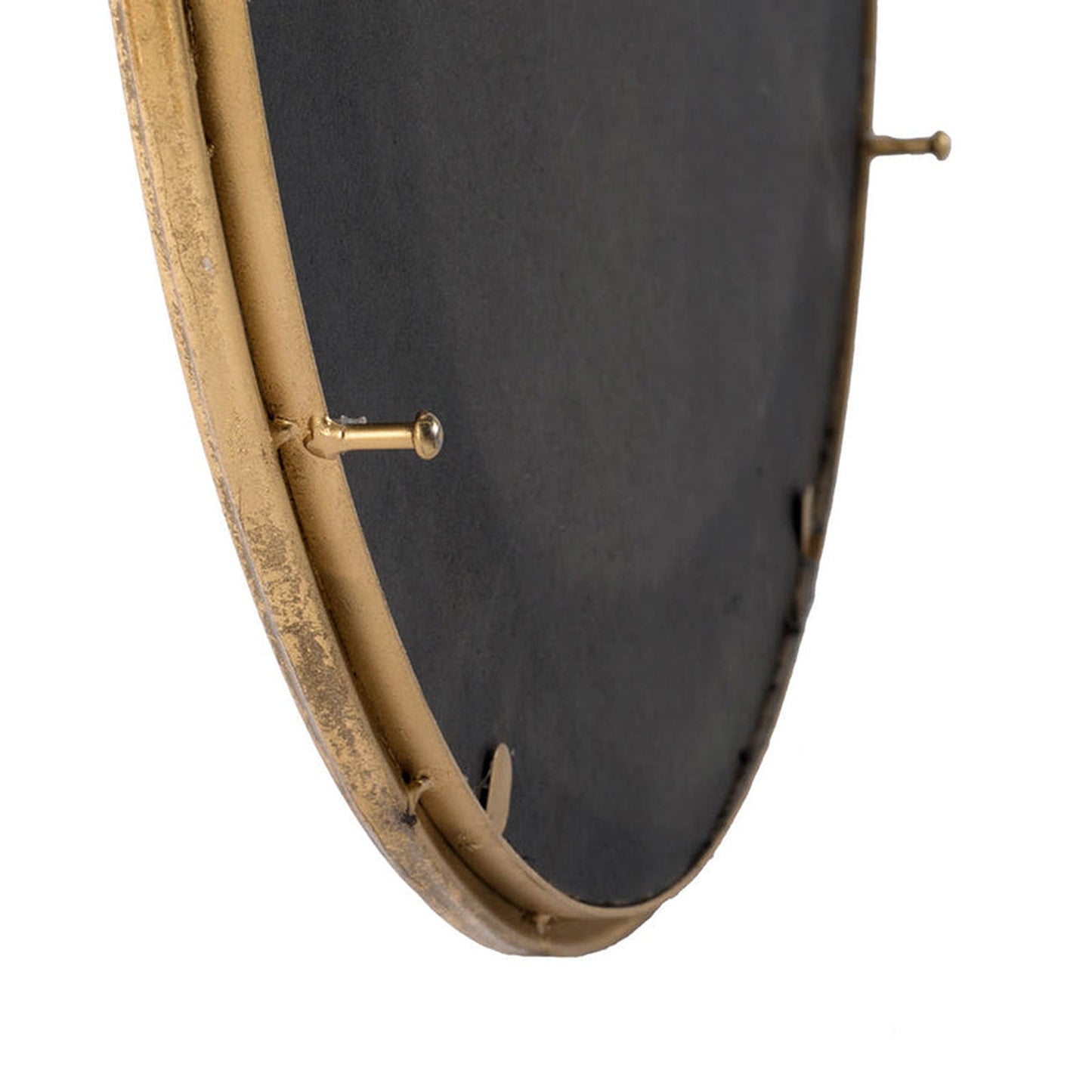 A&B Home 23" x 29" Bundle of 32 Round Gold Frame Wall-Mounted Mirror