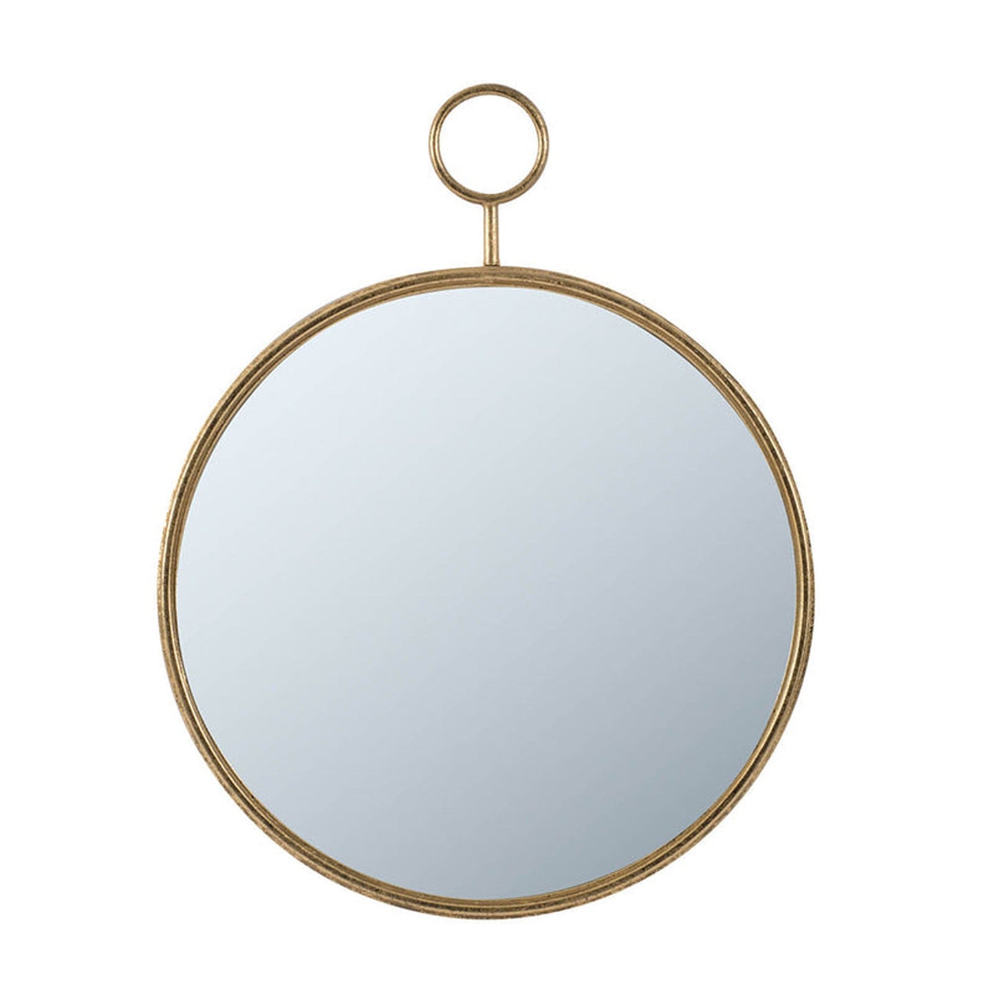 A&B Home 23" x 29" Bundle of 32 Round Gold Frame Wall-Mounted Mirror