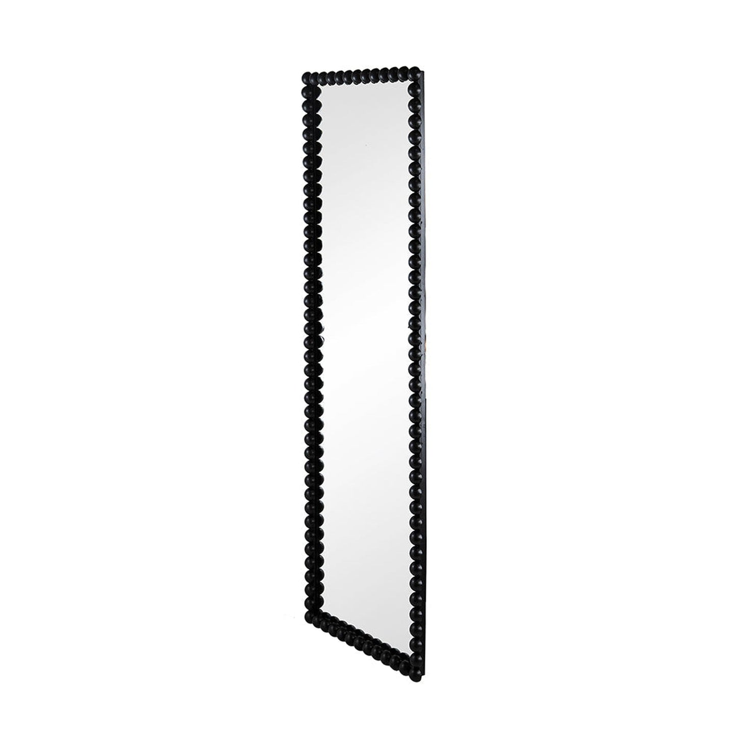 A&B Home 23" x 72" Bundle of 8 Rectangular Full-Length Black Beaded Metal Frame Wall-Mounted Mirror