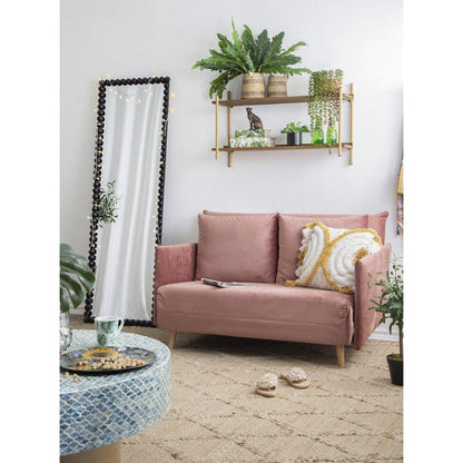 A&B Home 23" x 72" Bundle of 8 Rectangular Full-Length Black Beaded Metal Frame Wall-Mounted Mirror