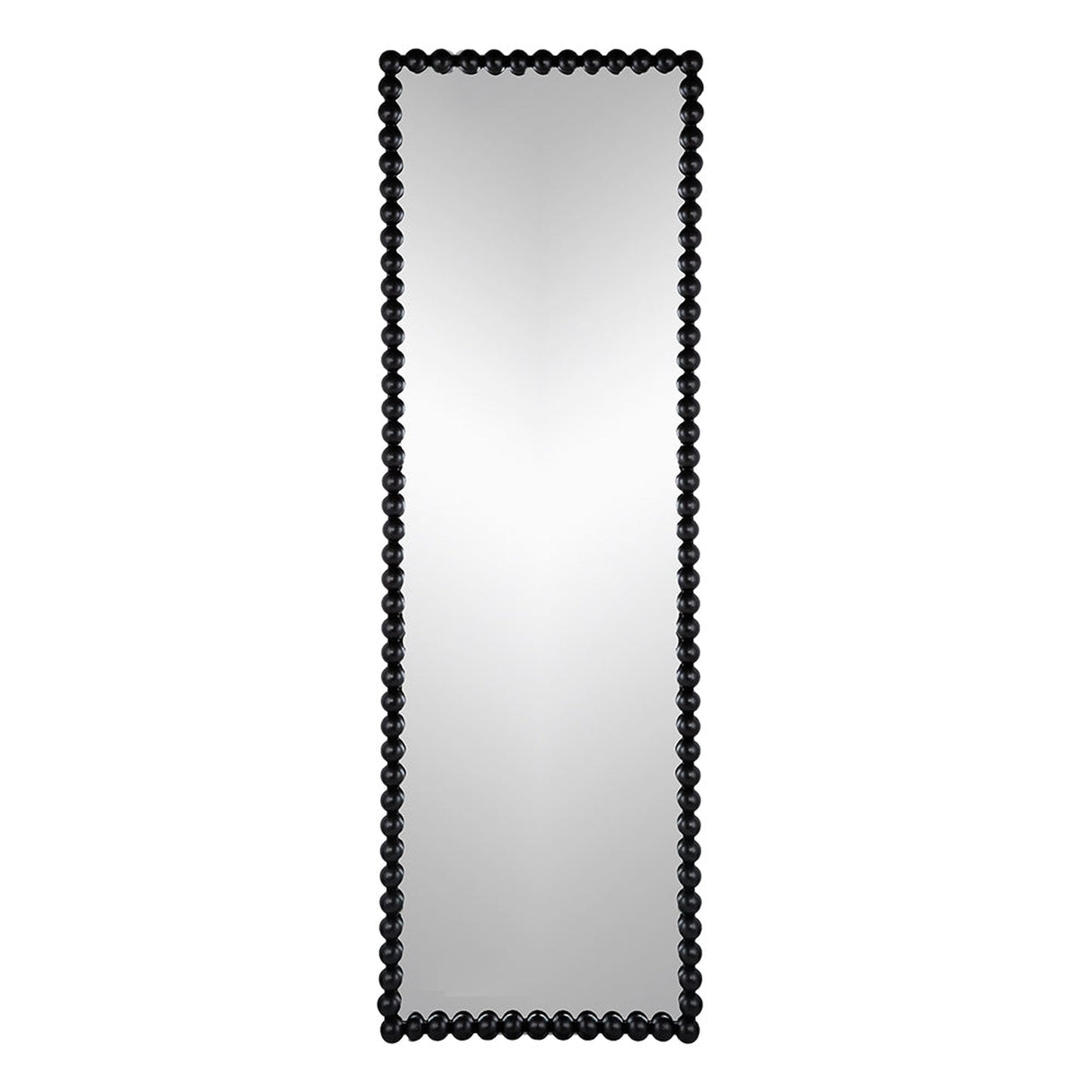 A&B Home 23" x 72" Bundle of 8 Rectangular Full-Length Black Beaded Metal Frame Wall-Mounted Mirror
