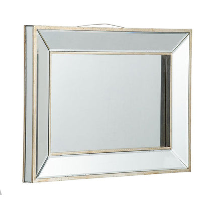 A&B Home 24" x 16" Bundle of 19 Rectangular Silver Glass Frame Wall-Mounted Mirror