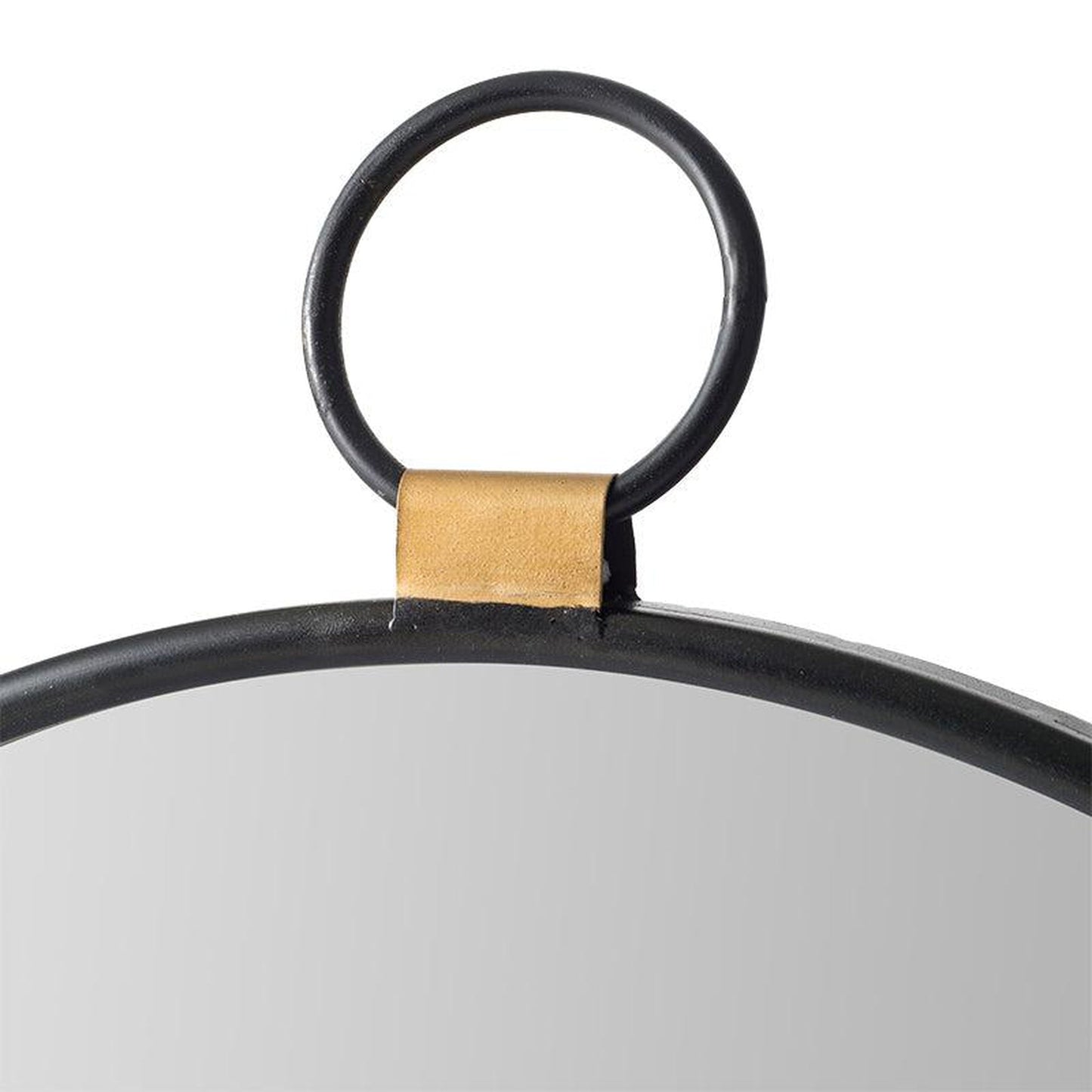 A&B Home 24" x 28" Bundle of 36 Metal Frame Oval Shaped Wall-Mounted Mirror With Wood Accent