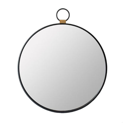 A&B Home 24" x 28" Bundle of 36 Metal Frame Oval Shaped Wall-Mounted Mirror With Wood Accent