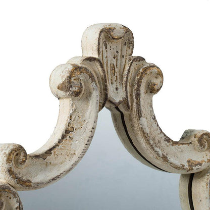 A&B Home 24" x 30" Bundle of 24 Diamond-Shaped White Wood Frame Wall-Mounted Mirror
