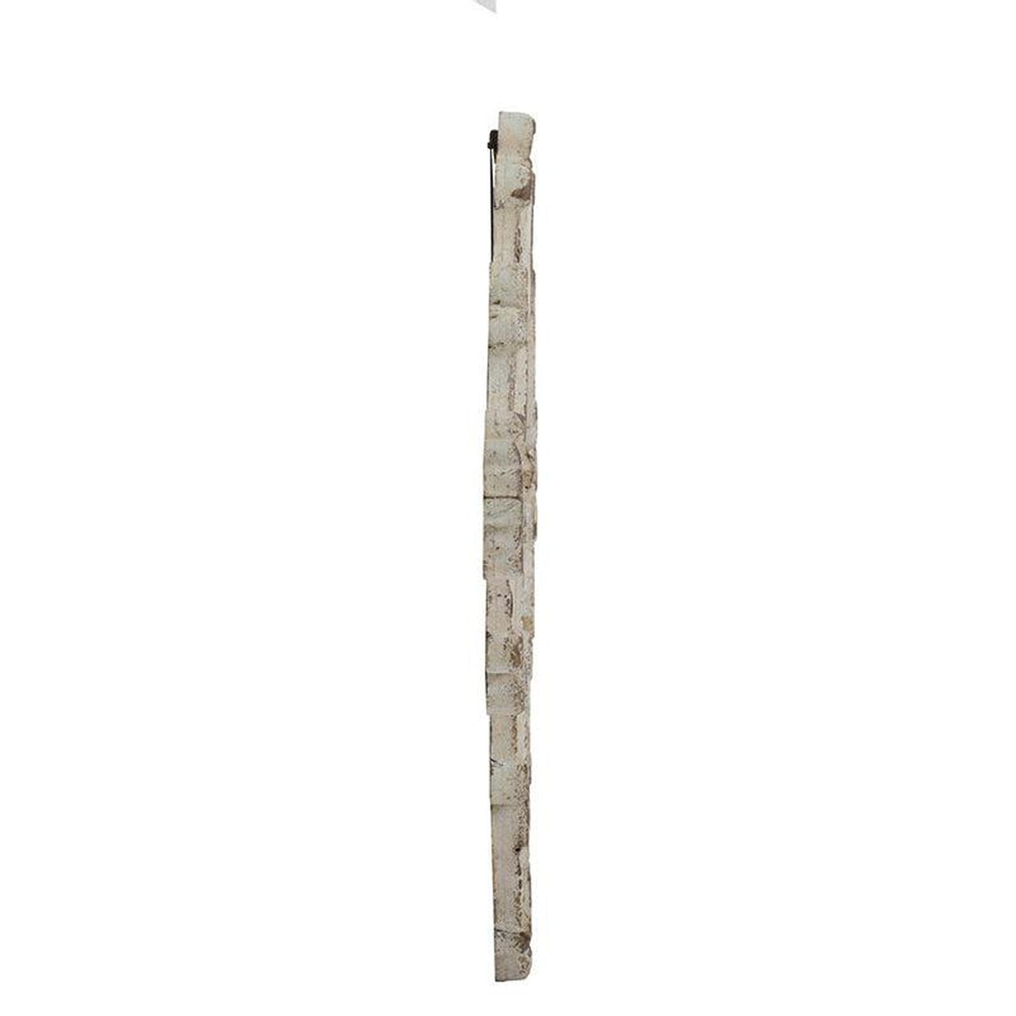 A&B Home 24" x 30" Bundle of 24 Diamond-Shaped White Wood Frame Wall-Mounted Mirror