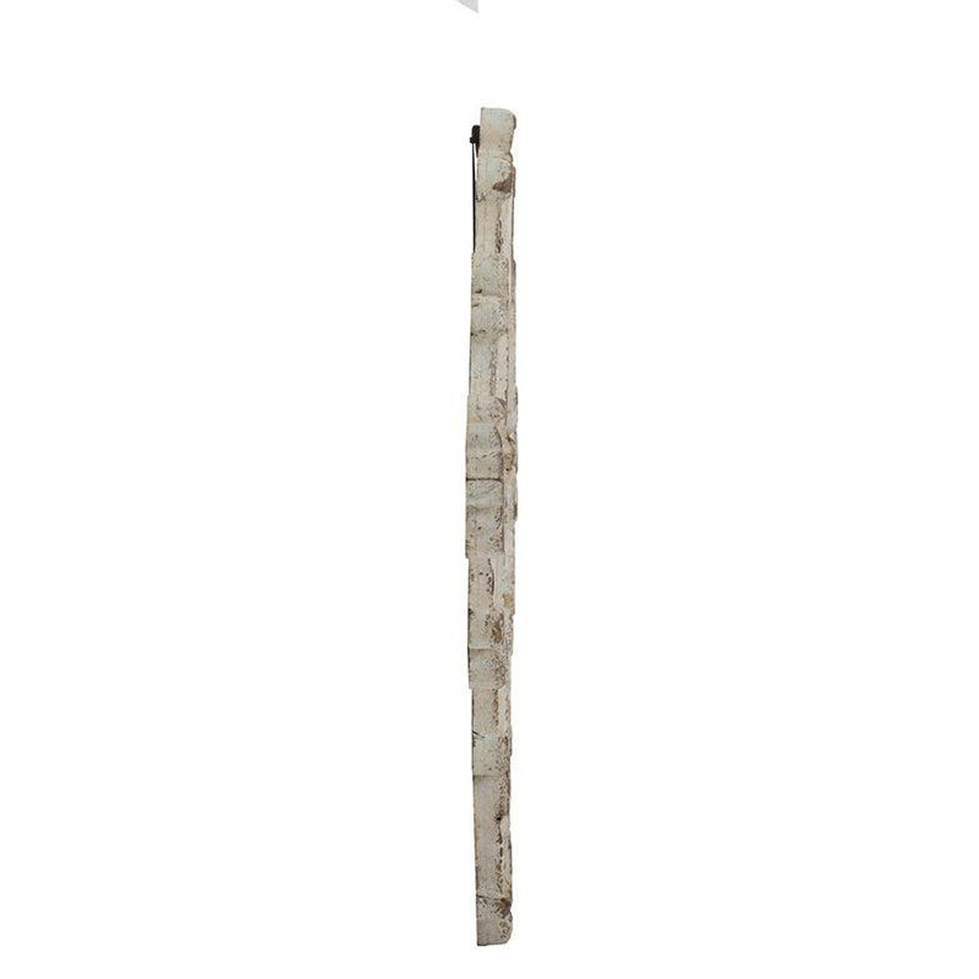 A&B Home 24" x 30" Bundle of 24 Diamond-Shaped White Wood Frame Wall-Mounted Mirror