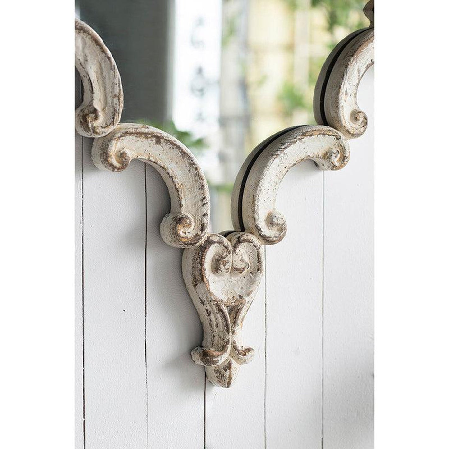 A&B Home 24" x 30" Bundle of 24 Diamond-Shaped White Wood Frame Wall-Mounted Mirror