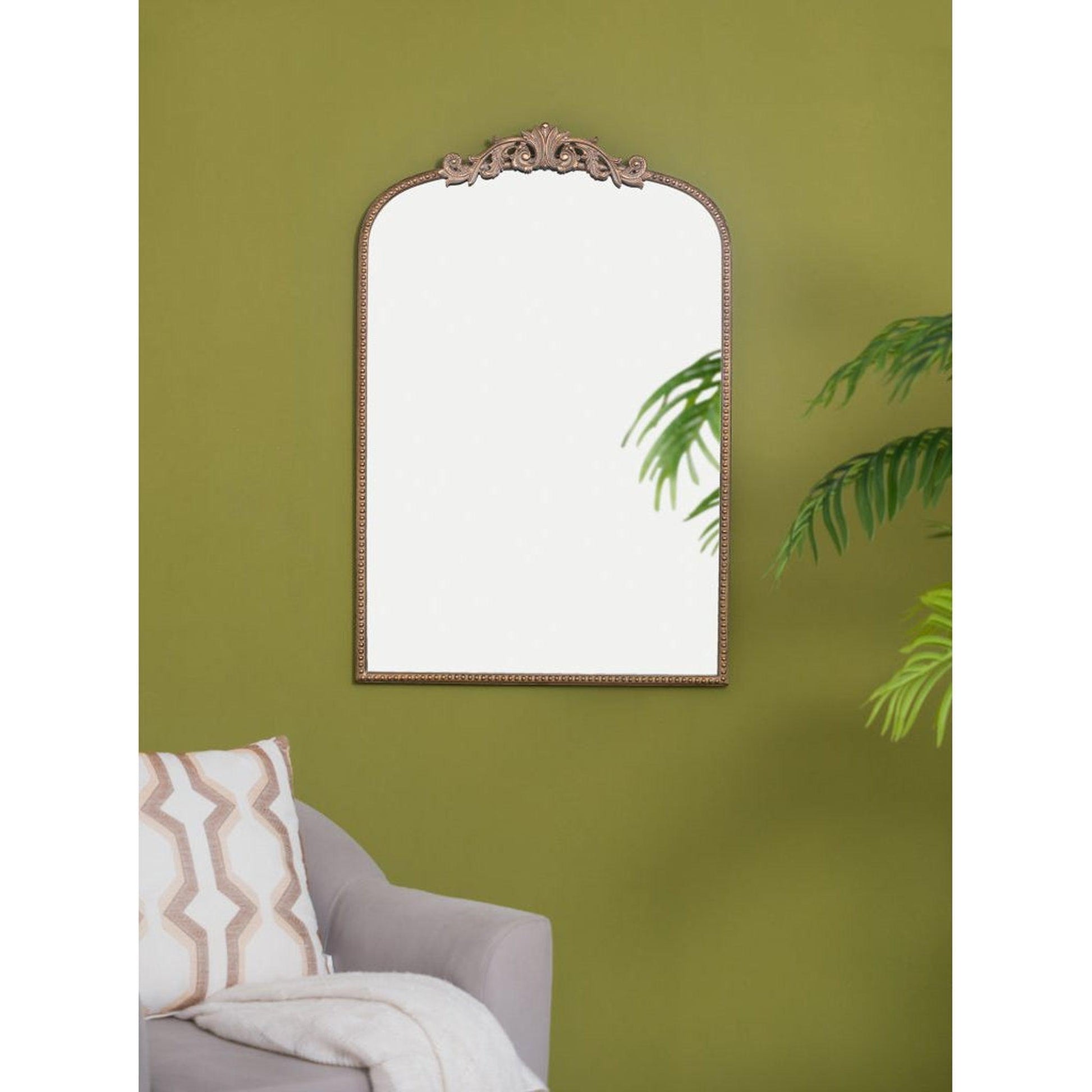 A&B Home 24" x 36" Bundle of 20 Rectangular Gold Frame Wall-Mounted Mirror