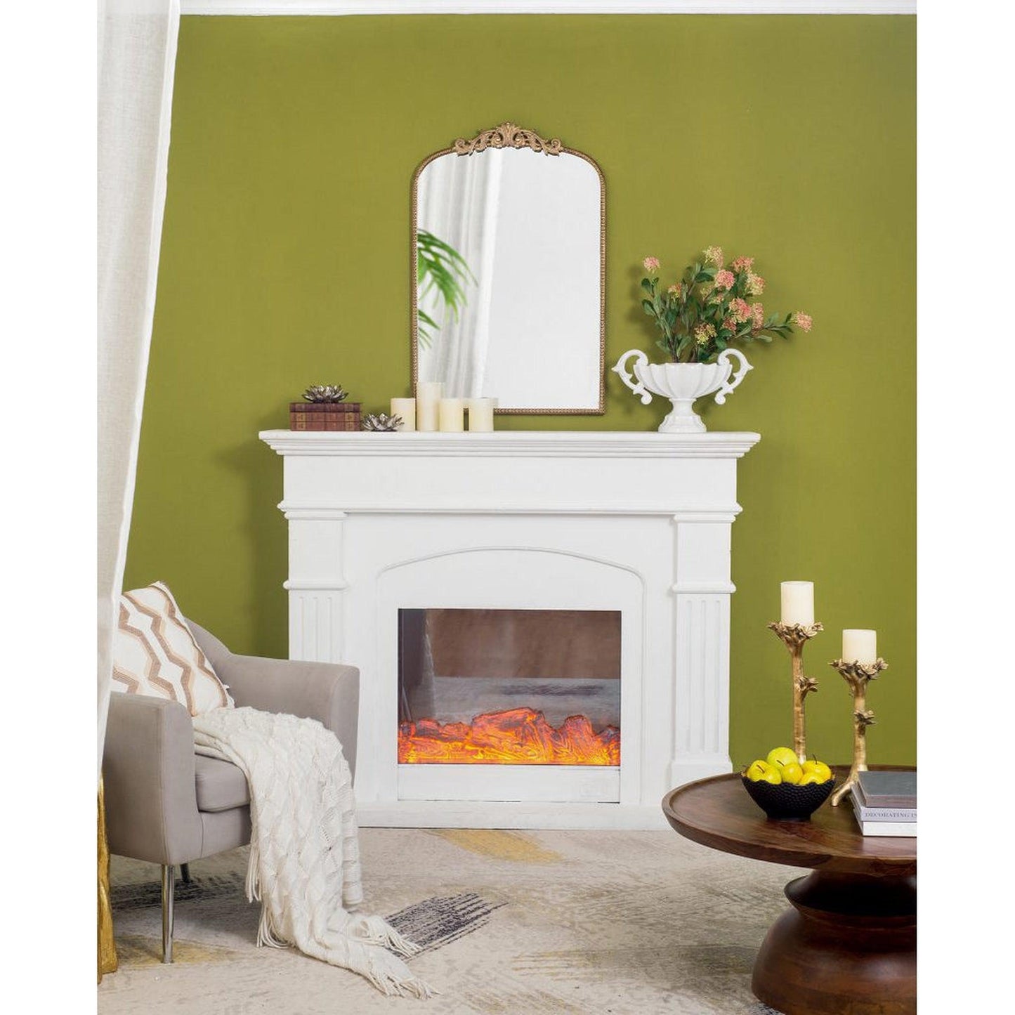 A&B Home 24" x 36" Bundle of 20 Rectangular Gold Frame Wall-Mounted Mirror