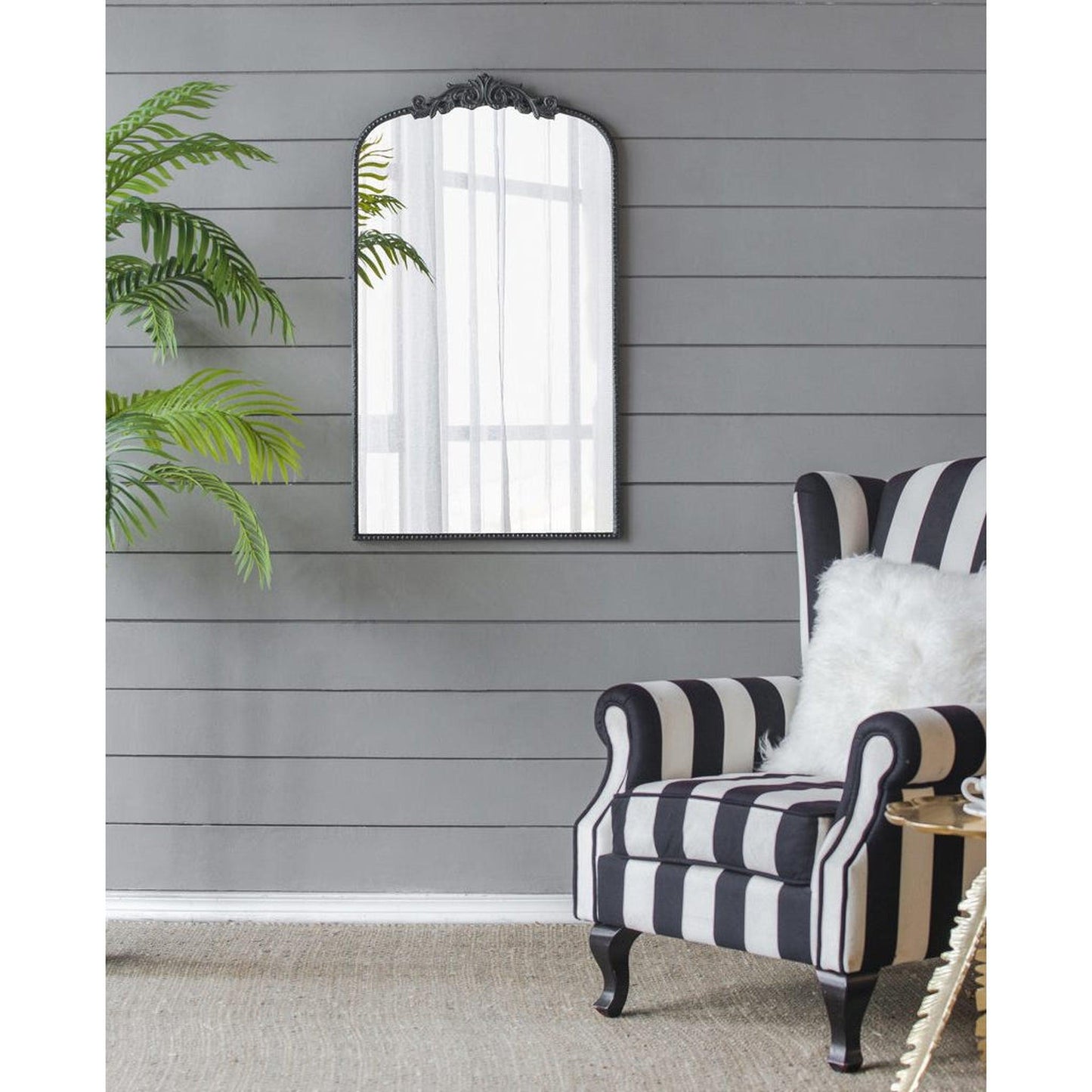 A&B Home 24" x 42" Bundle of 18 Rectangular Black Frame Wall-Mounted Mirror