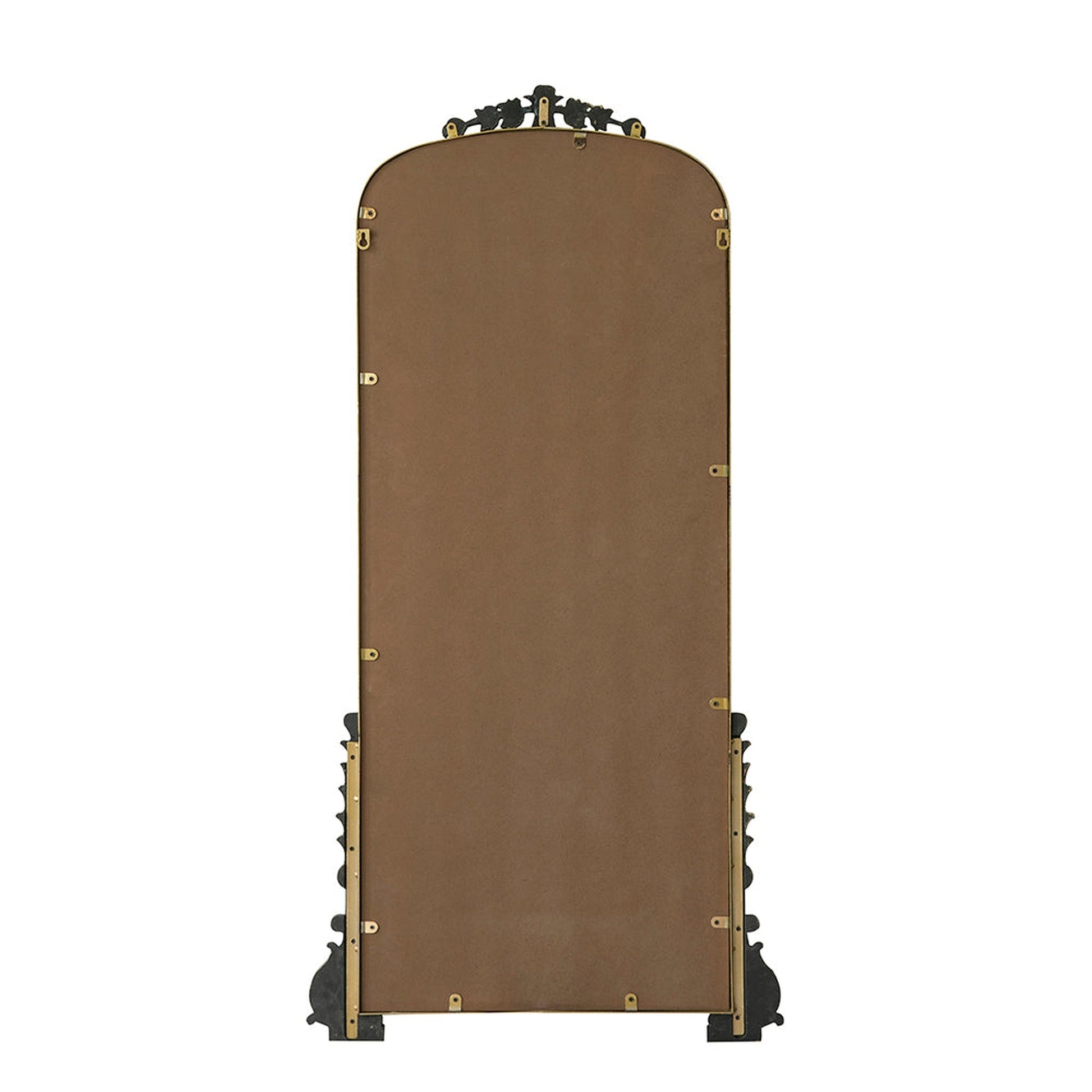 A&B Home 24" x 49" Bundle of 15 Rectangular Antique Gold Metal Frame Wall-Mounted Mirror