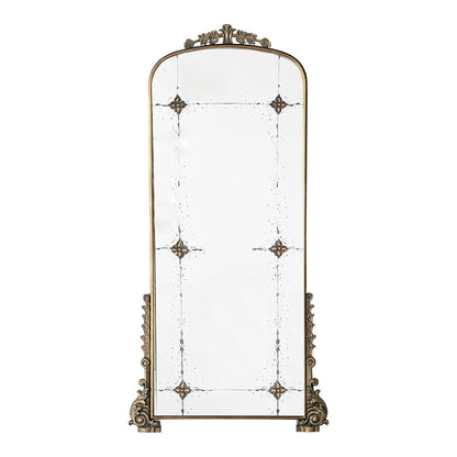A&B Home 24" x 49" Bundle of 15 Rectangular Antique Gold Metal Frame Wall-Mounted Mirror