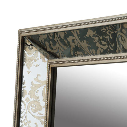 A&B Home 24" x 71" Bundle of 5 Rectangular Antique Silver and Gold With Trim Detail Wooden Framed Floor Mirror