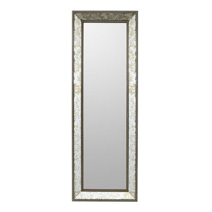 A&B Home 24" x 71" Bundle of 5 Rectangular Antique Silver and Gold With Trim Detail Wooden Framed Floor Mirror