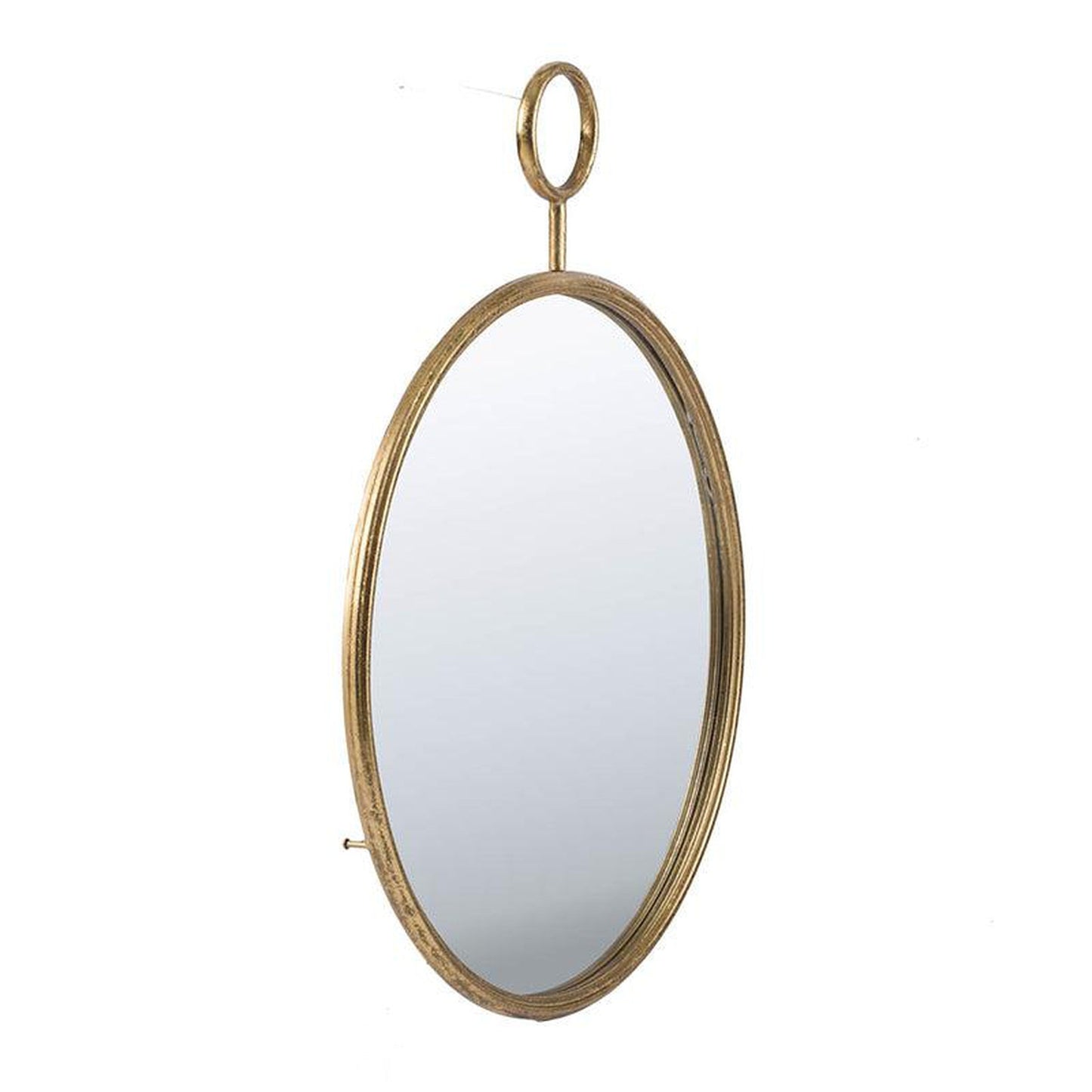 A&B Home 26" x 32" Bundle of 18 Round Gold Frame Wall-Mounted Mirror