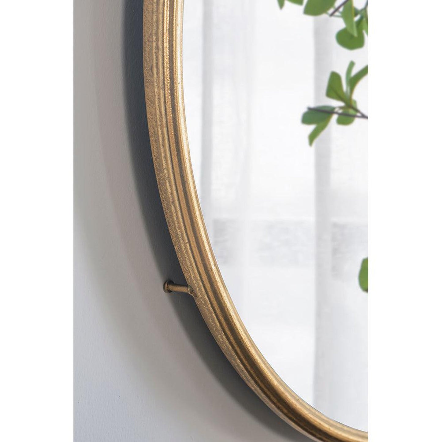 A&B Home 26" x 32" Bundle of 25 Round Gold Frame Wall-Mounted Mirror